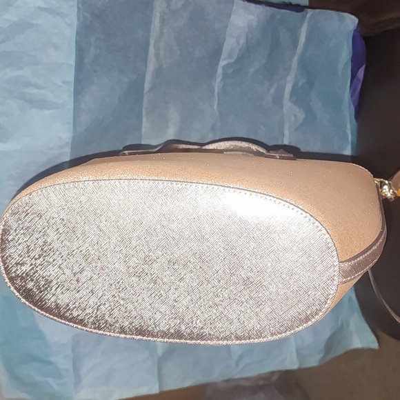 Nwot Kate Spade Sparkle Rosy Gold Shoulder/crossbody Bag - Picture 7 of 13